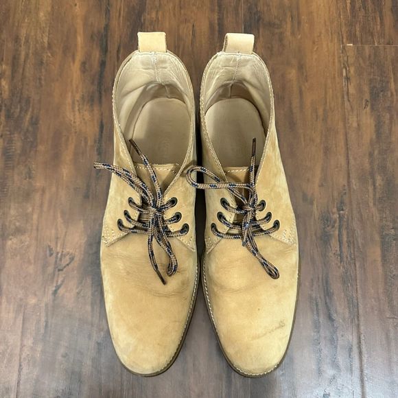 J.L. POWELL "The Sporting Life" Tan Nubuck Leather Chukka Boots - Picture 6 of 9